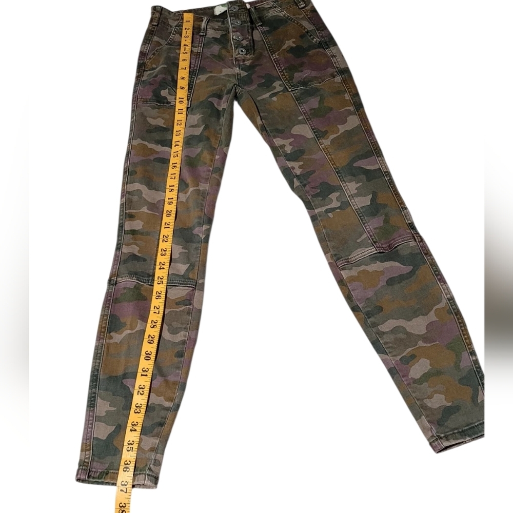 Anthropologie Jefferson Slim Utility Camouflage Pants Size 25 Pre-Owned - Picture 7 of 10